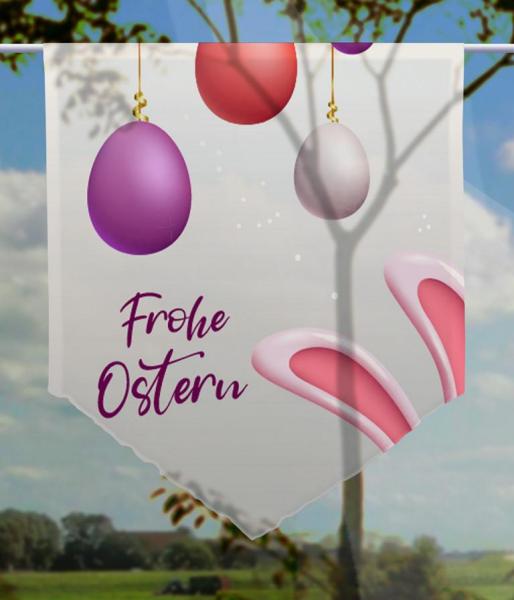 Ostern in silber, Scheibenhänger spitz